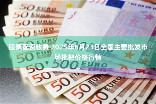股票配资收费 2025年6月23日全国主要批发市场枇杷价格行情