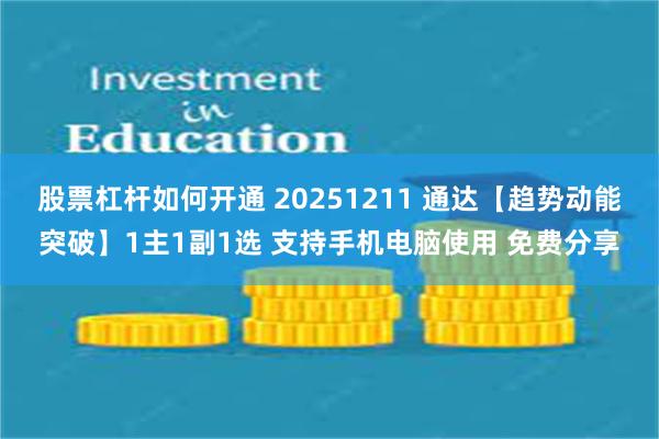 股票杠杆如何开通 20251211 通达【趋势动能突破】1主1副1选 支持手机电脑使用 免费分享